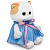 Мягкая игрушка Кошечка Ли-Ли Baby в платье из жатой ткани с бантом Budi Basa LB-139